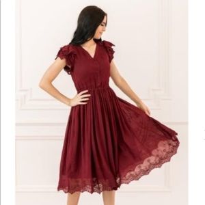 Scarlet Embroidered Dress- from Rachel Parcell